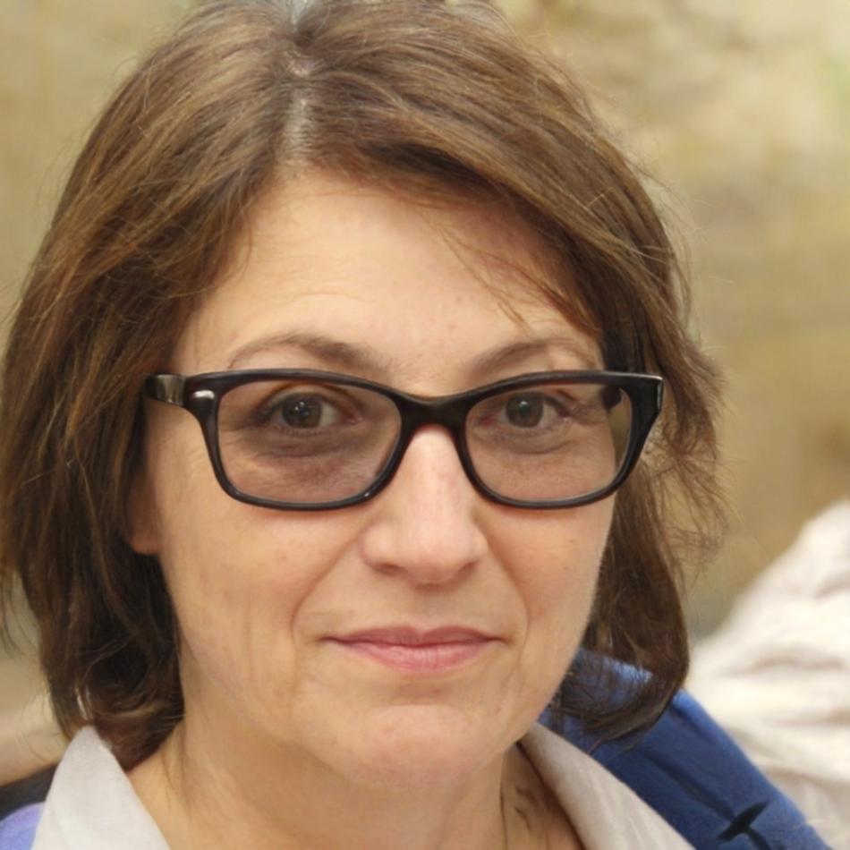 Coordinadora de postproducción revisando proyectos