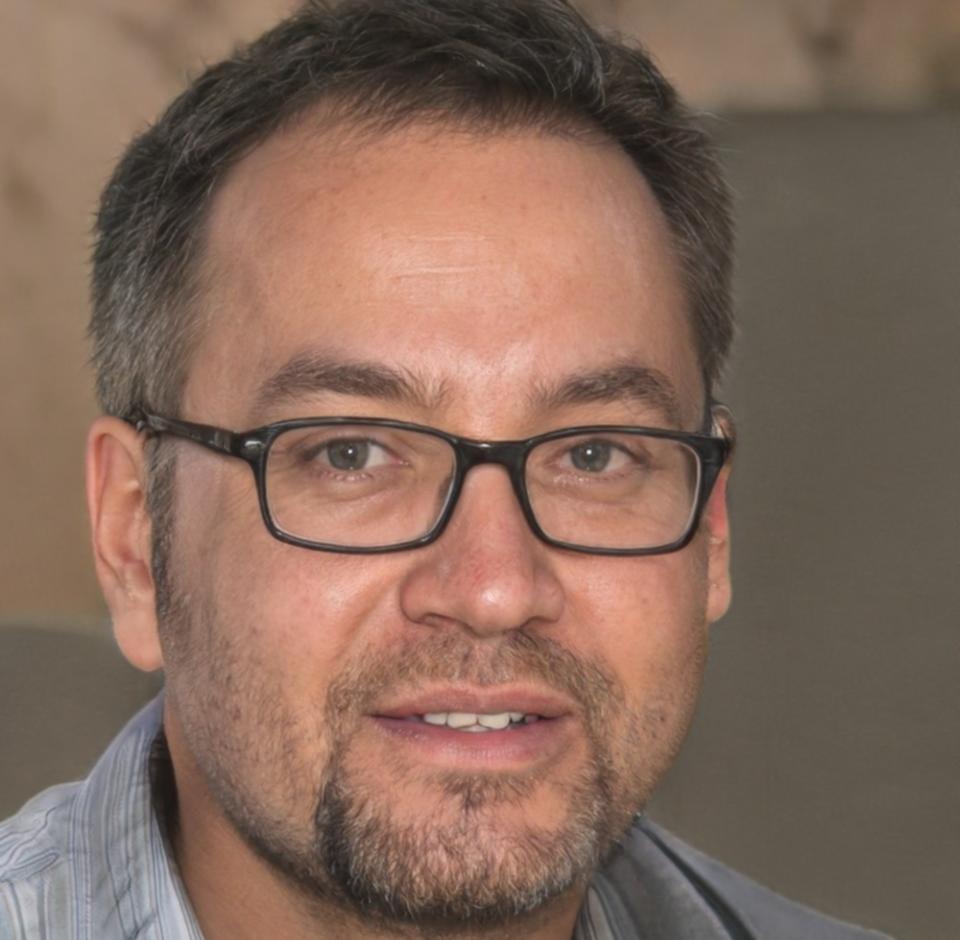 Mentor revisando proyecto con estudiante graduado